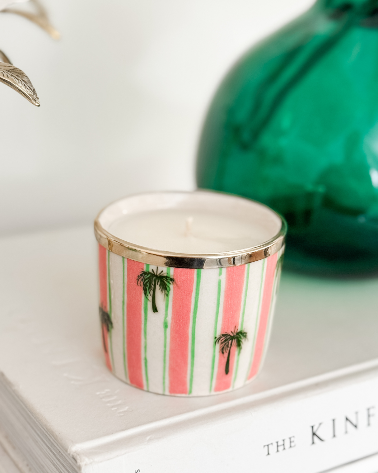 Palawan Palm Strait Lights x Bowerbird Christmas Candle