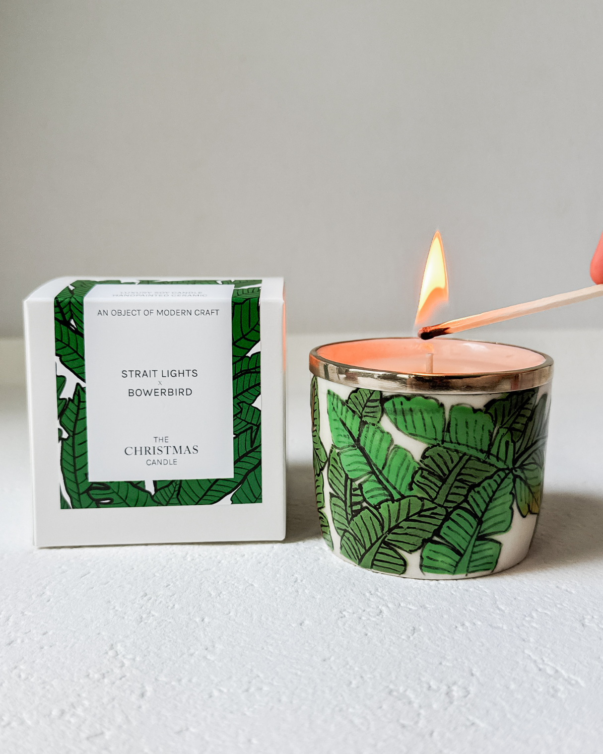 Havana Palm Strait Lights x Bowerbird Christmas Candle