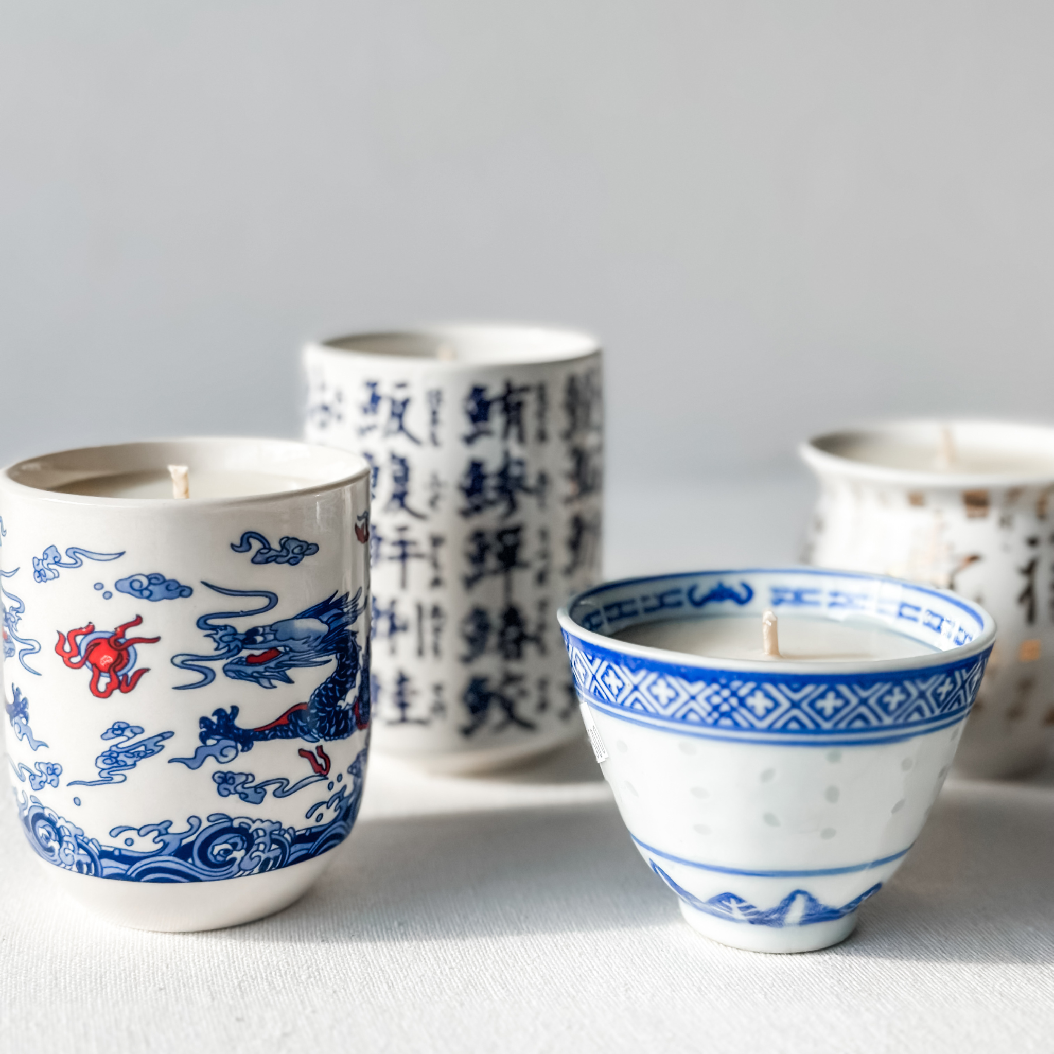 Found Candles - Blue Dragons