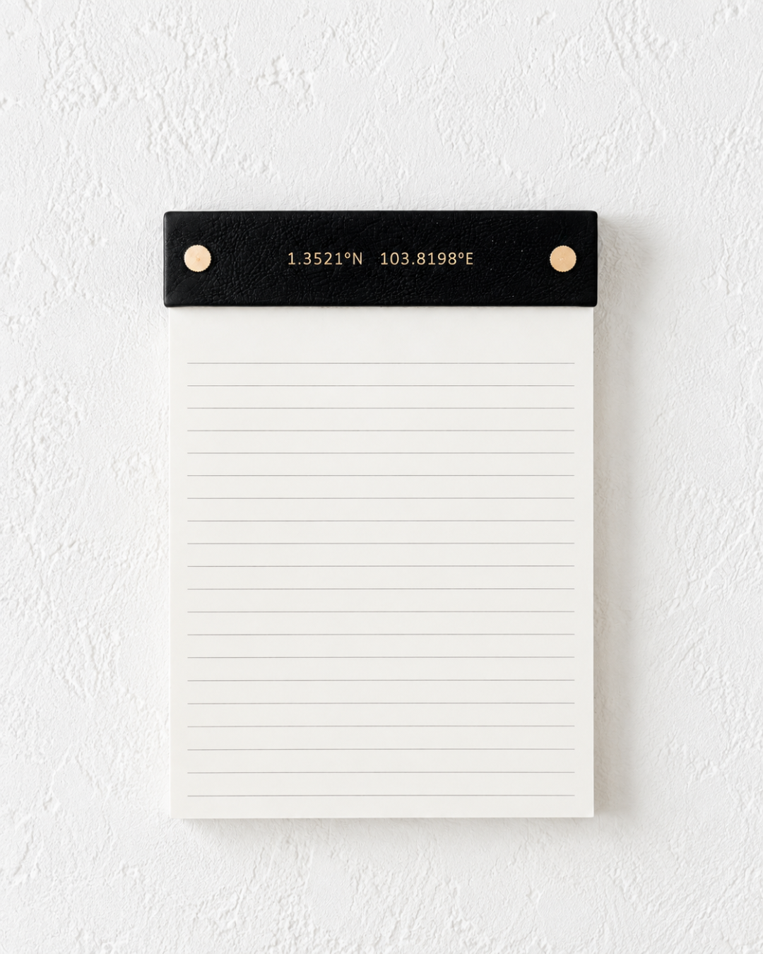 Coordinates Notepad - Singapore
