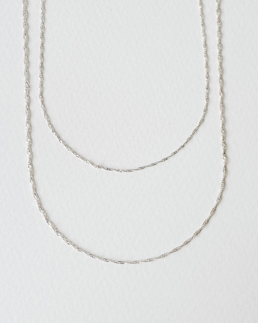 Sterling Silver Singapore Chain