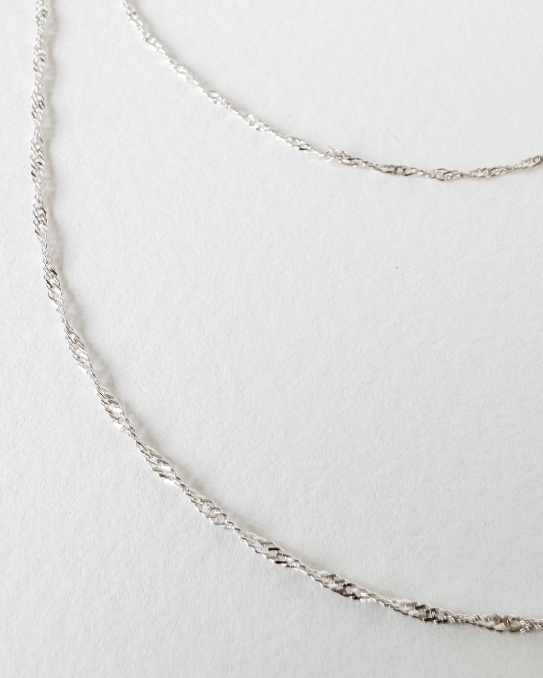 Sterling Silver Singapore Chain