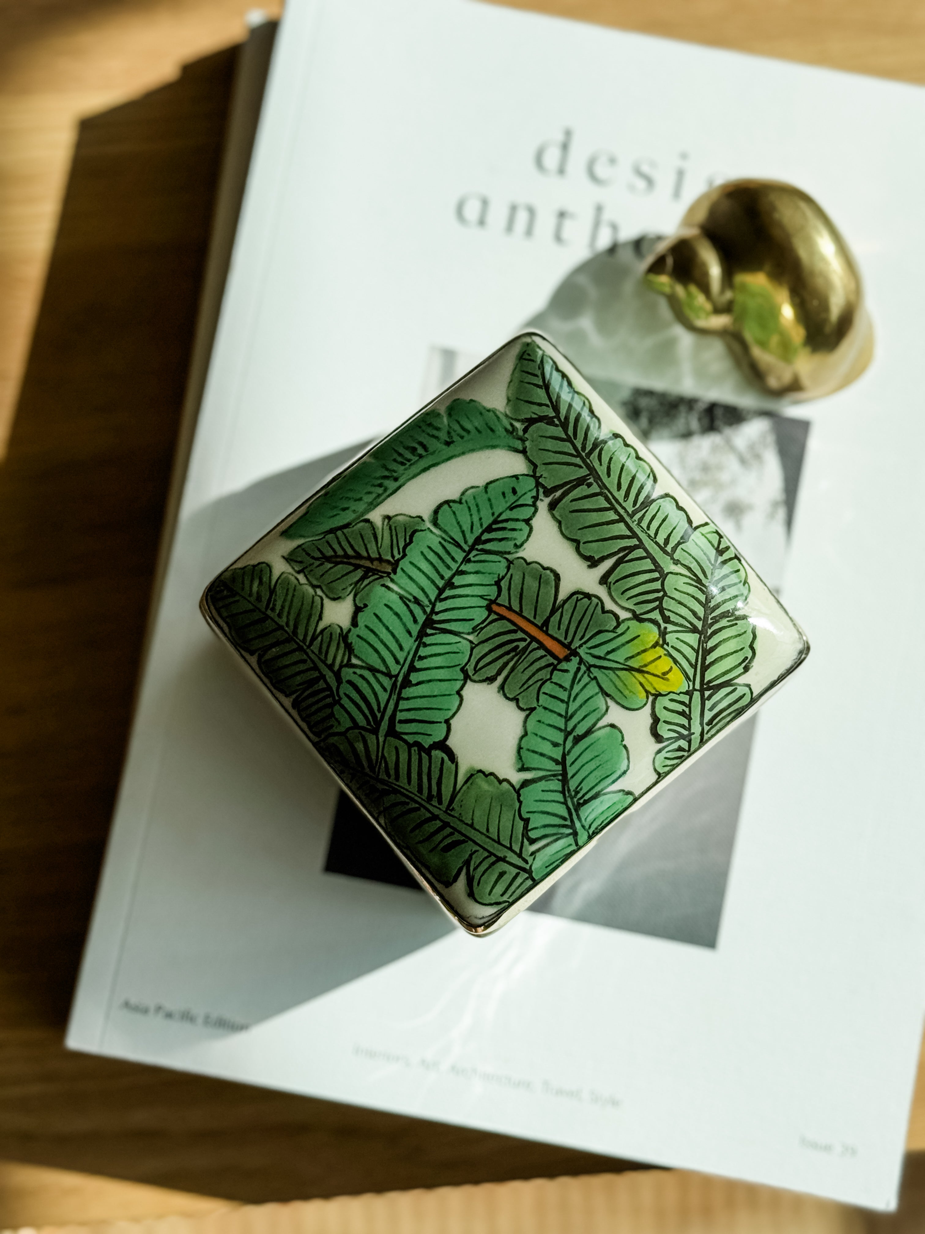 Havana Palm Trinket Box