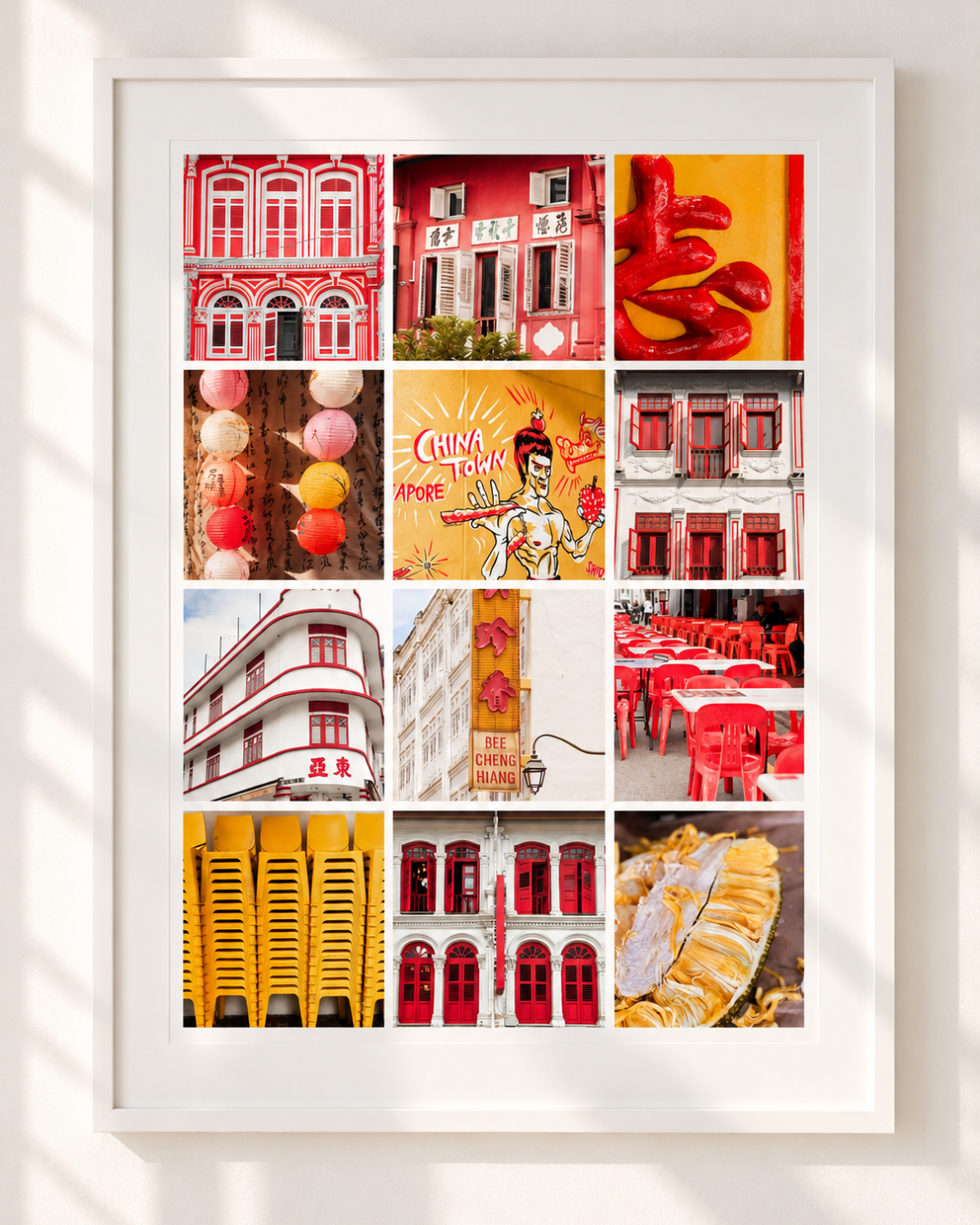 Singapore in Small Frames — The Reds | A3 Art Prints