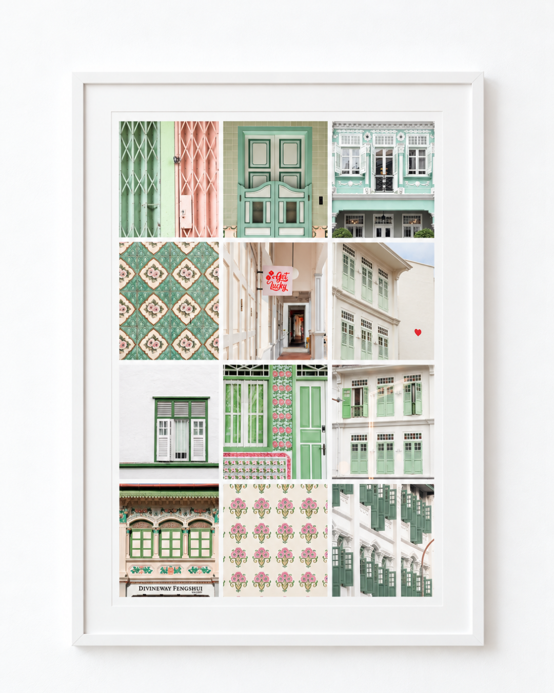 Singapore in Small Frames — The Greens | A3 Art Prints