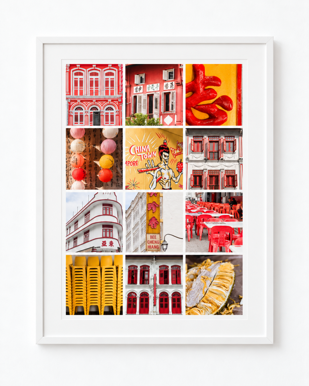 Singapore in Small Frames — The Reds | A3 Art Prints
