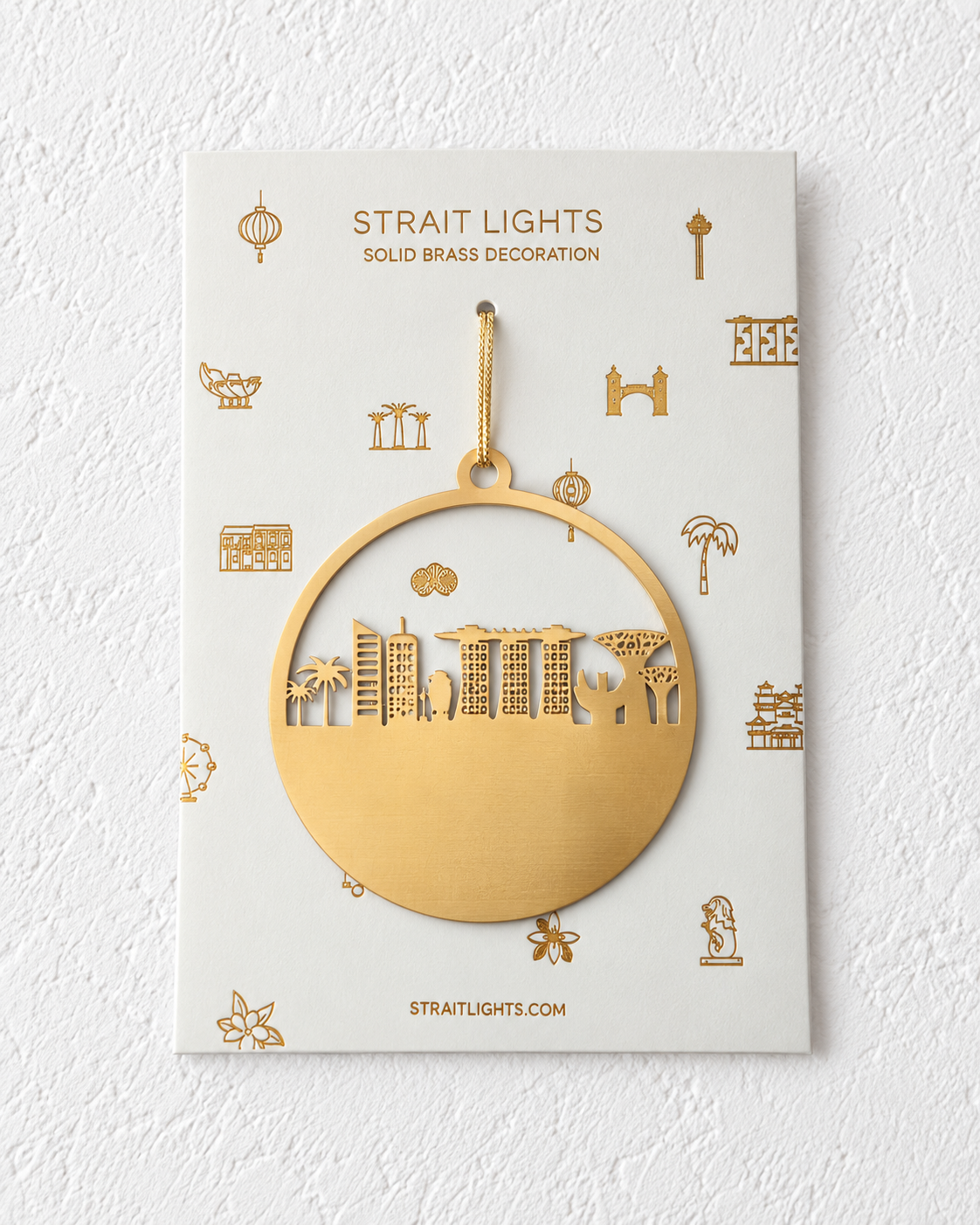 Brass Skyline Decoration - Imperfect