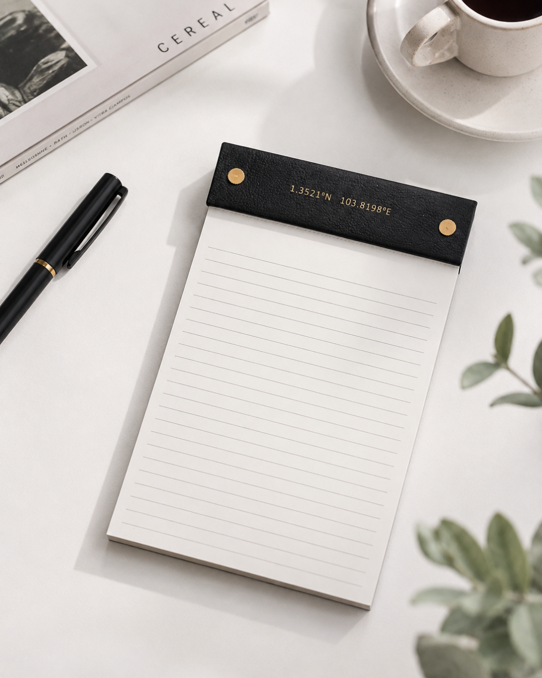 Coordinates Notepad - Singapore