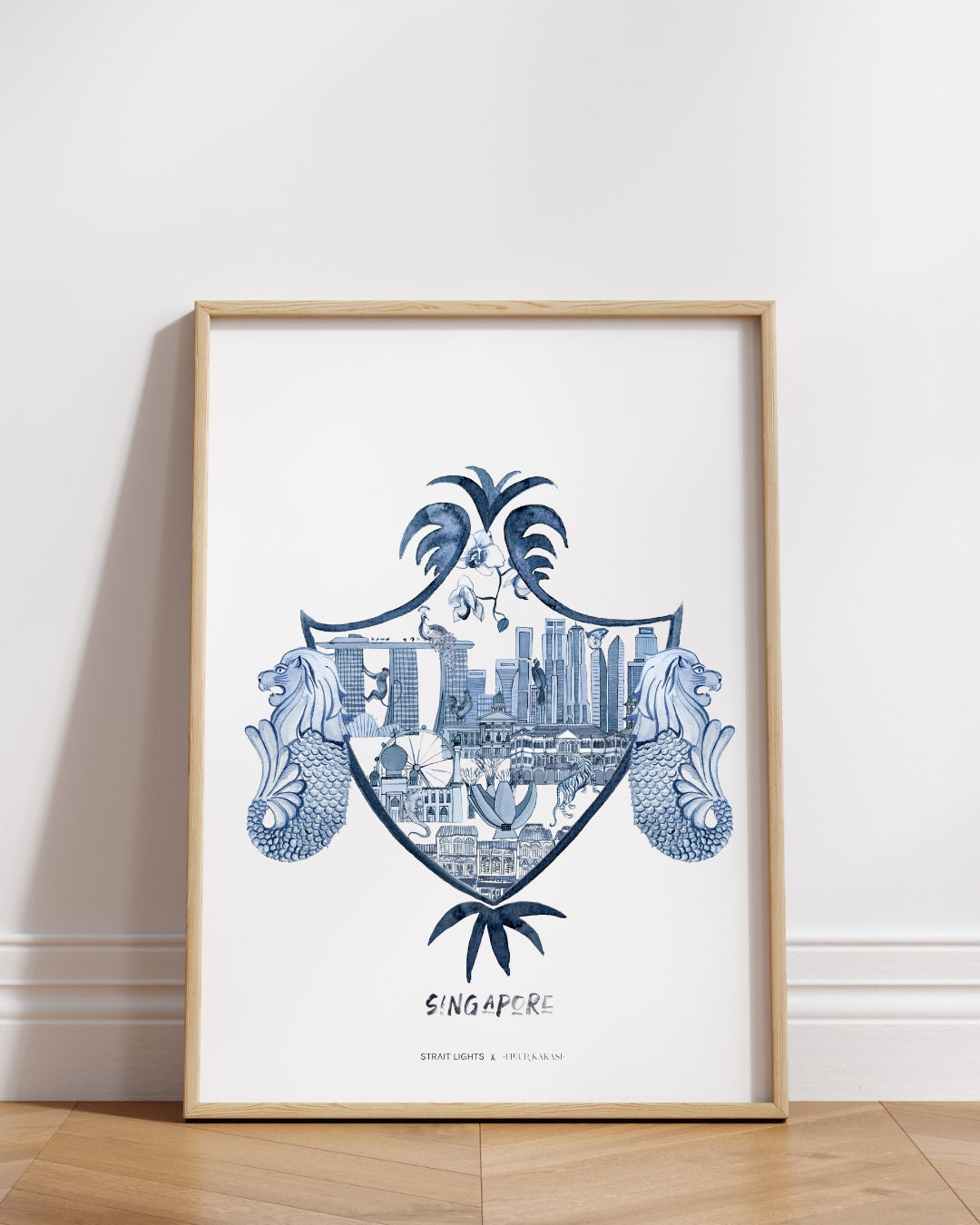 Fleur Kakasi Singapore Art Print