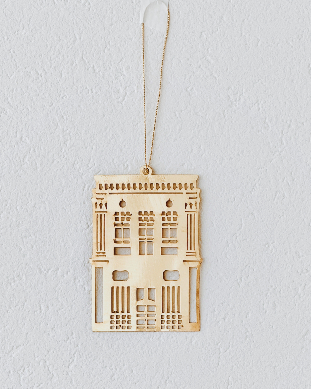 Brass Shophouse Christmas Decoration