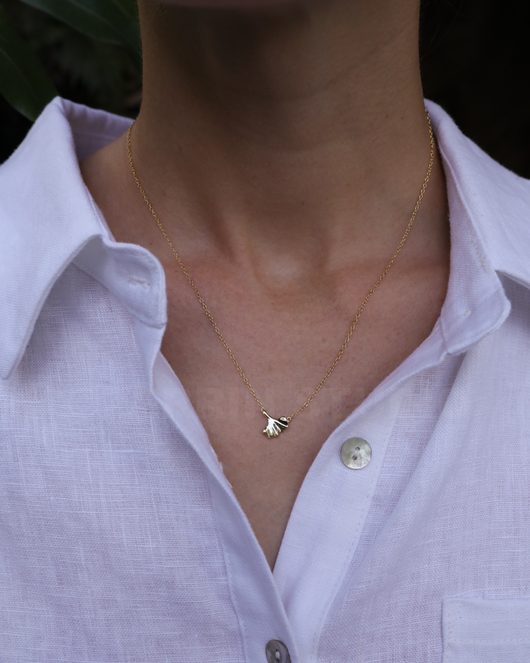 The Ginkgo Necklace