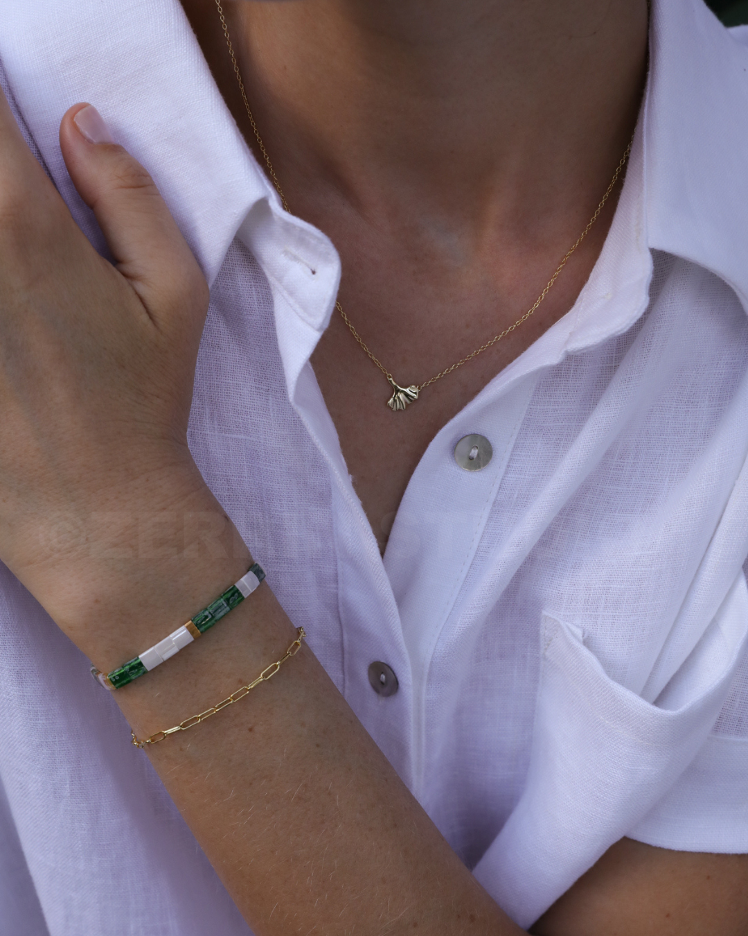 The Ginkgo Necklace