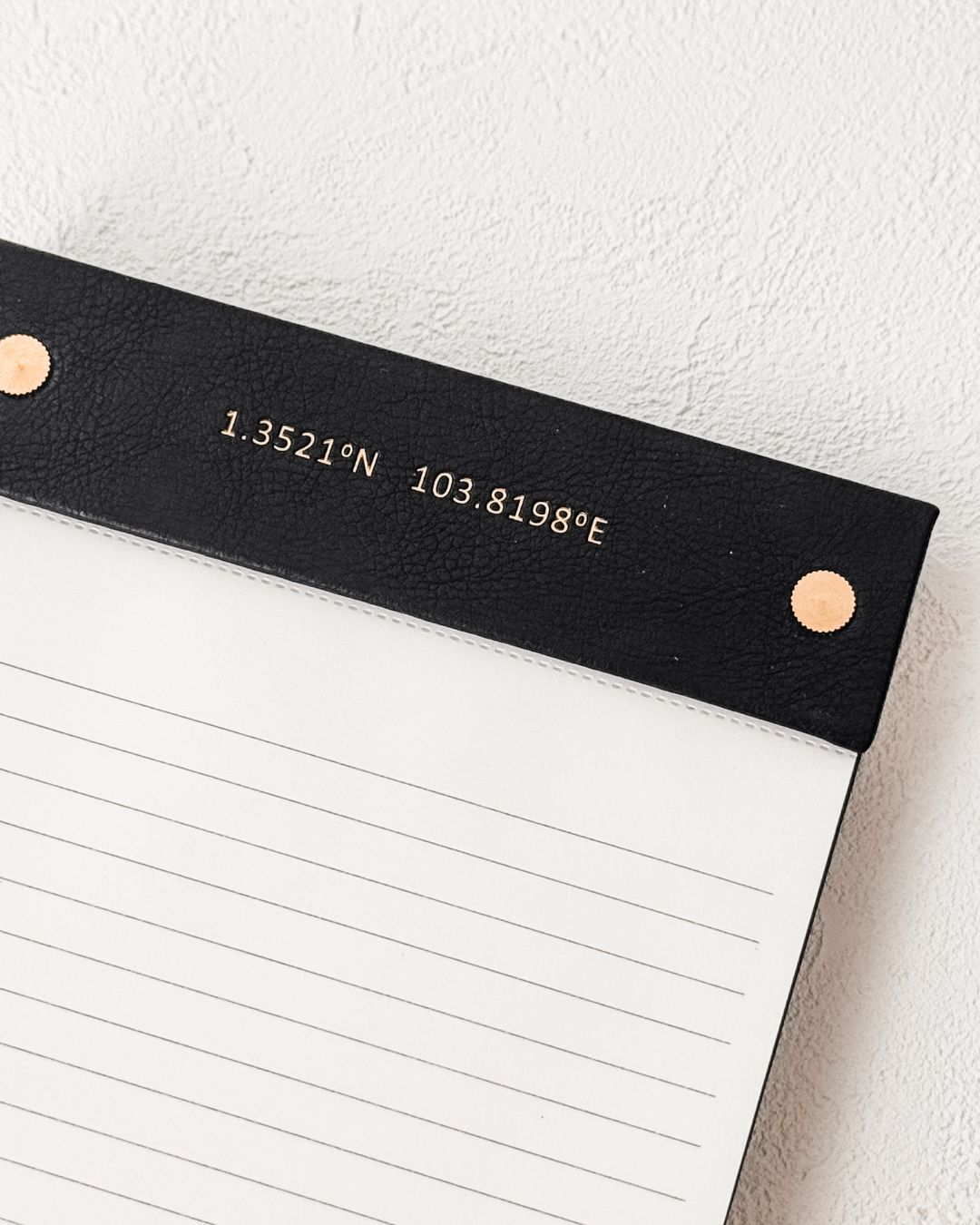 Coordinates Notepad - Singapore