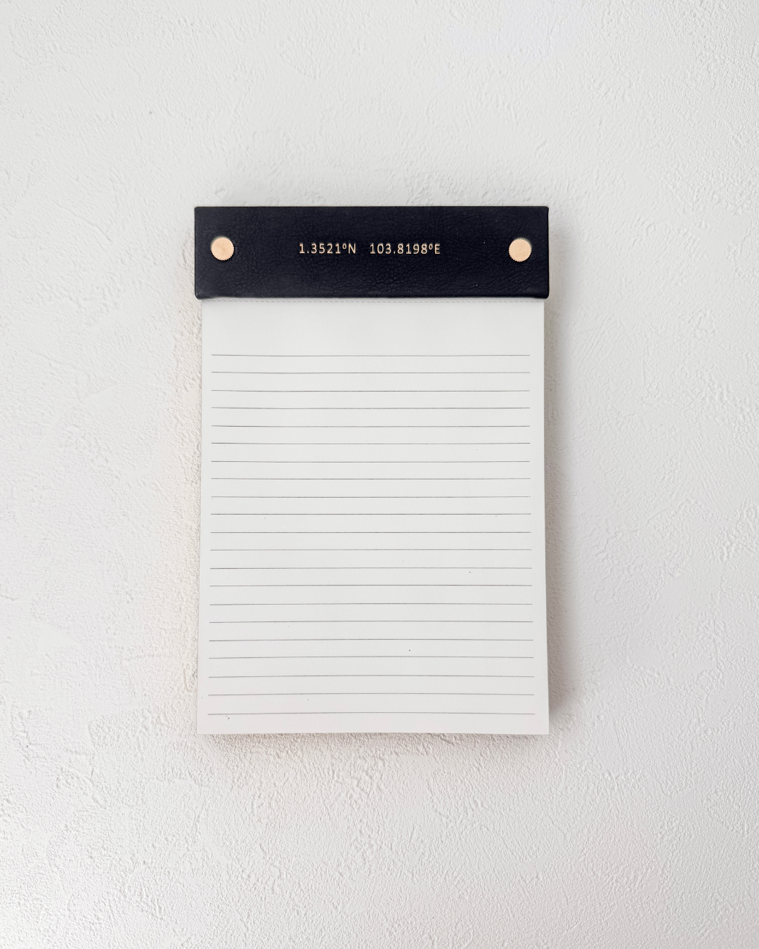 Coordinates Notepad - Singapore