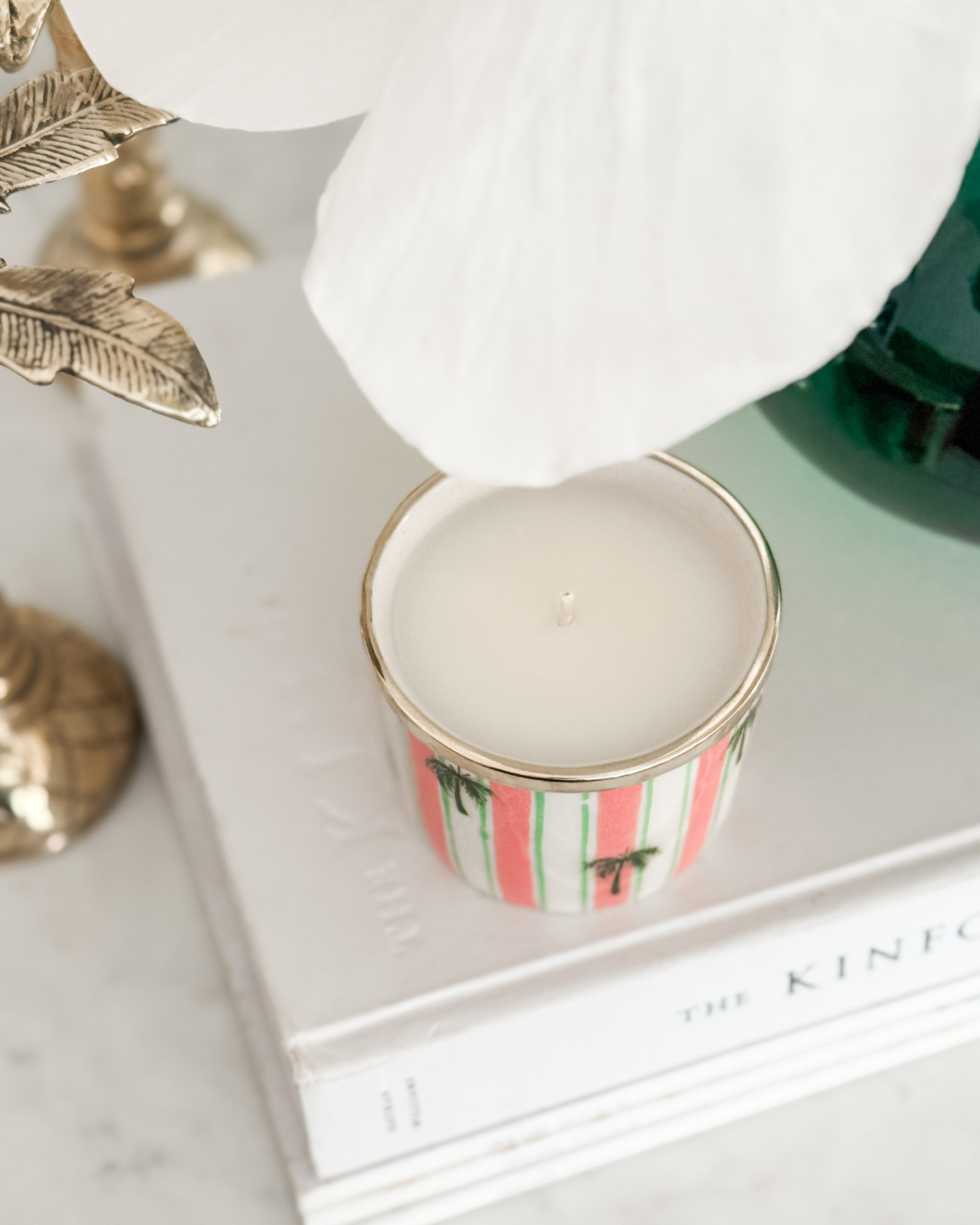 Palawan Palm Strait Lights x Bowerbird Christmas Candle