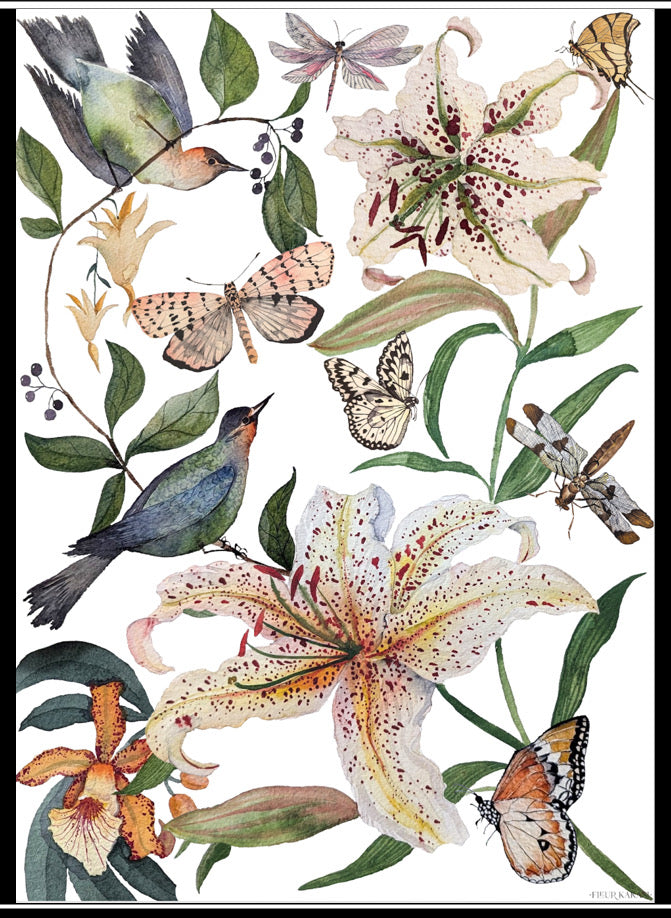 Fleur Kakasi Teatowels