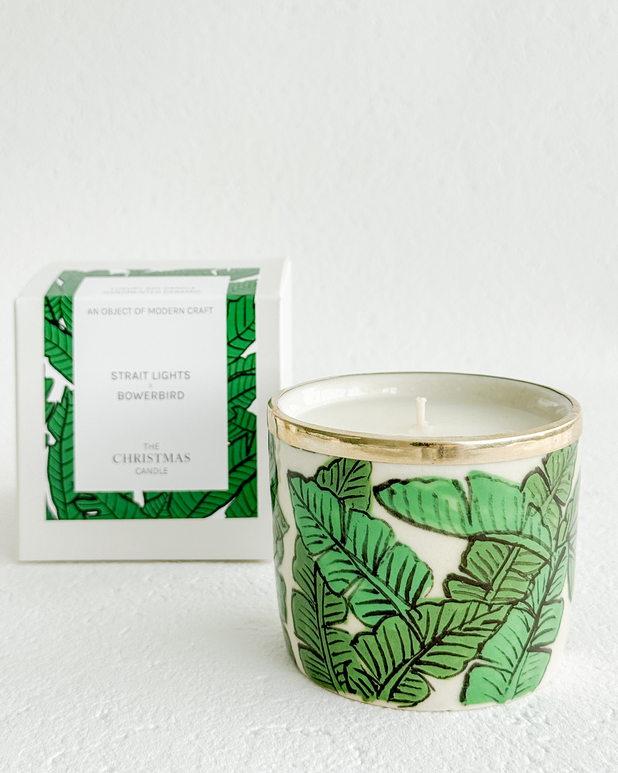 Havana Palm Strait Lights x Bowerbird Christmas Candle