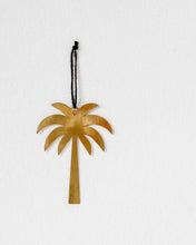 Load image into Gallery viewer, Brass Palm Tree Christmas Decoration
