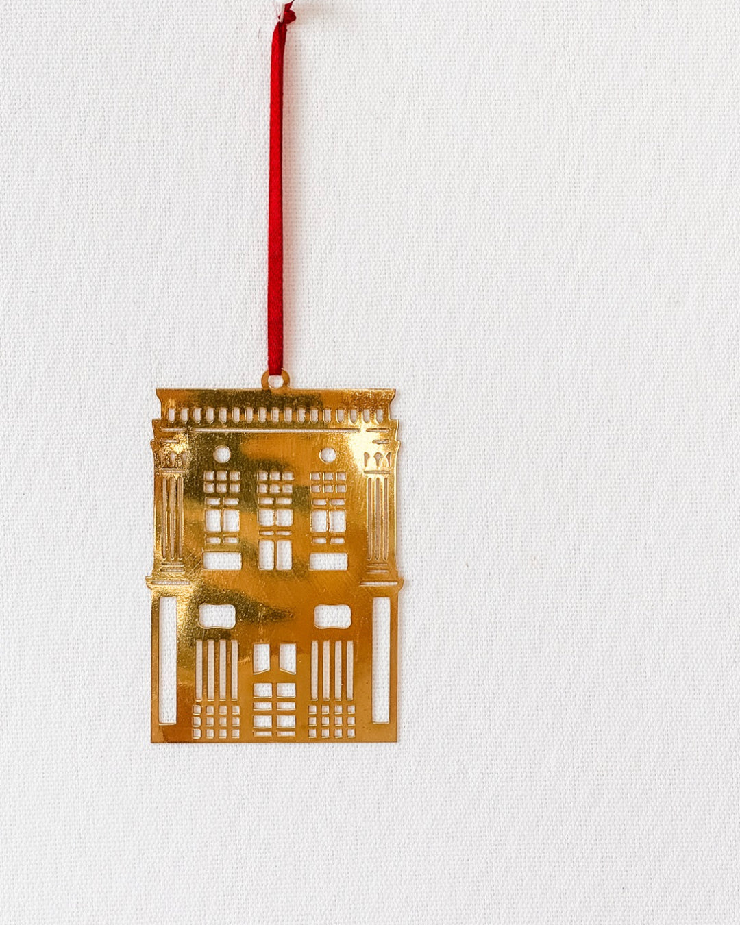 Brass Shophouse Christmas Decoration