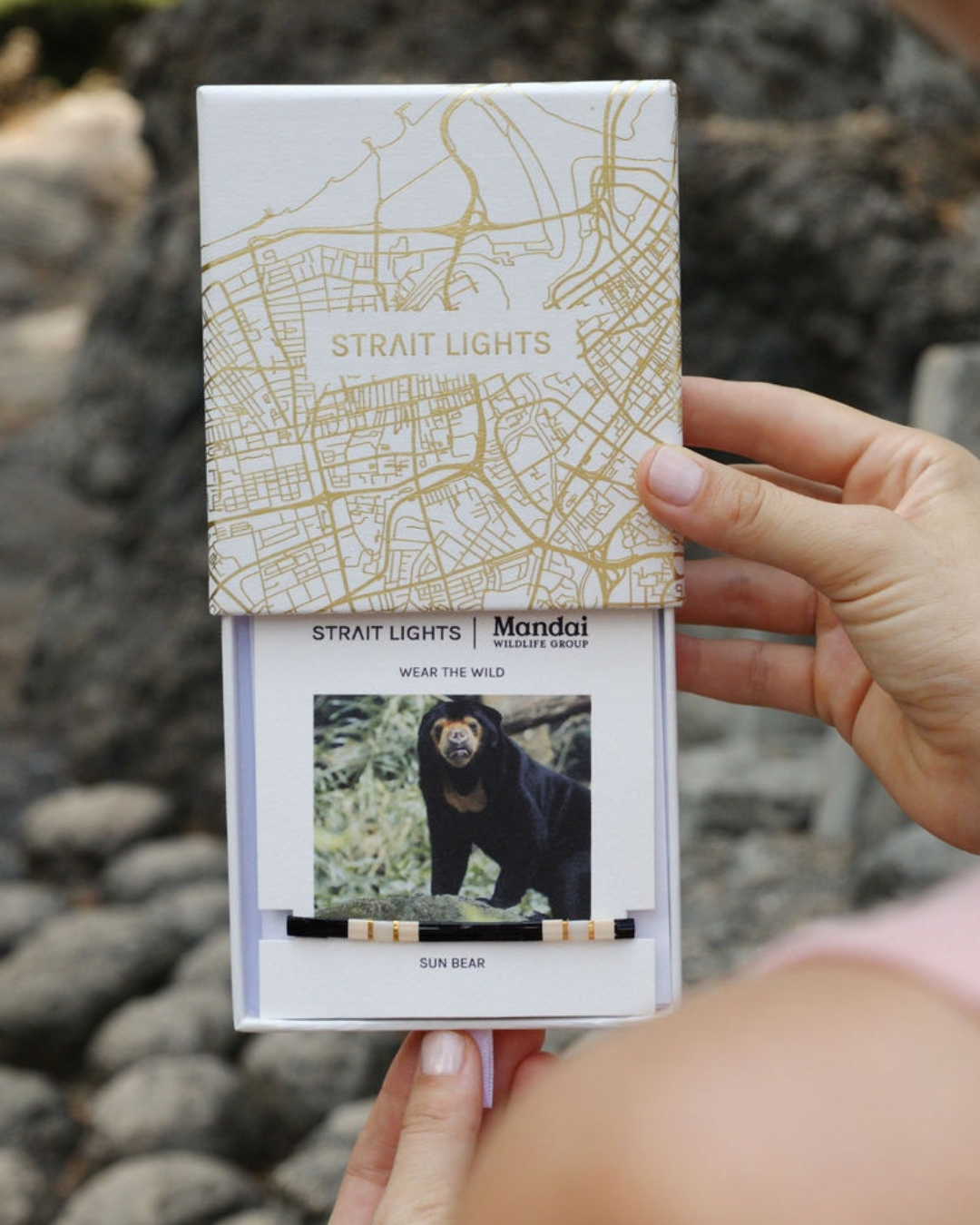 Strait Lights x Mandai Sun Bear Bracelet