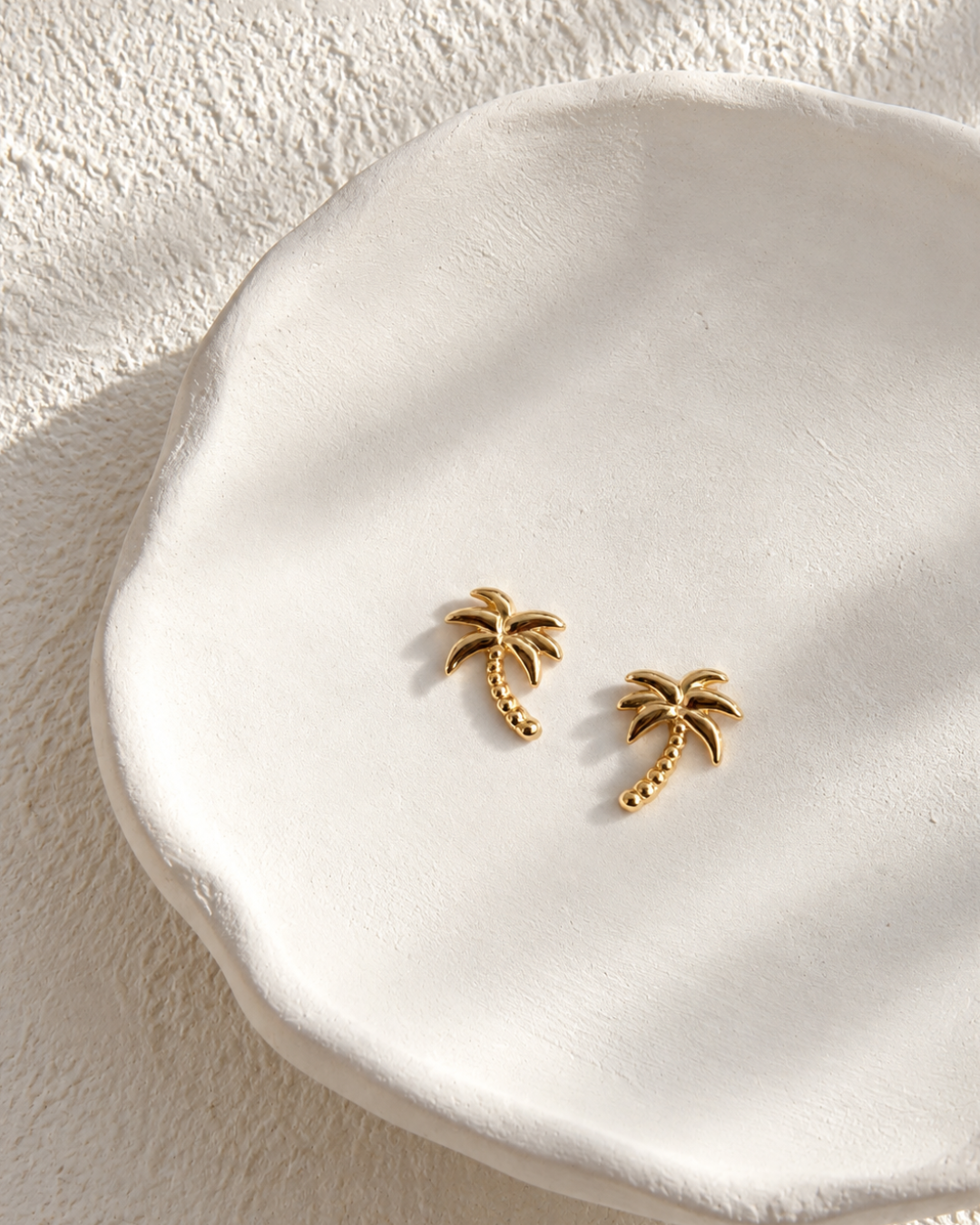 Micro Palm Earrings | Gold-Plated Sterling Silver