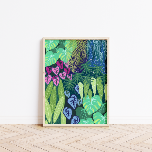 Singapore Cloud Forest Art Print