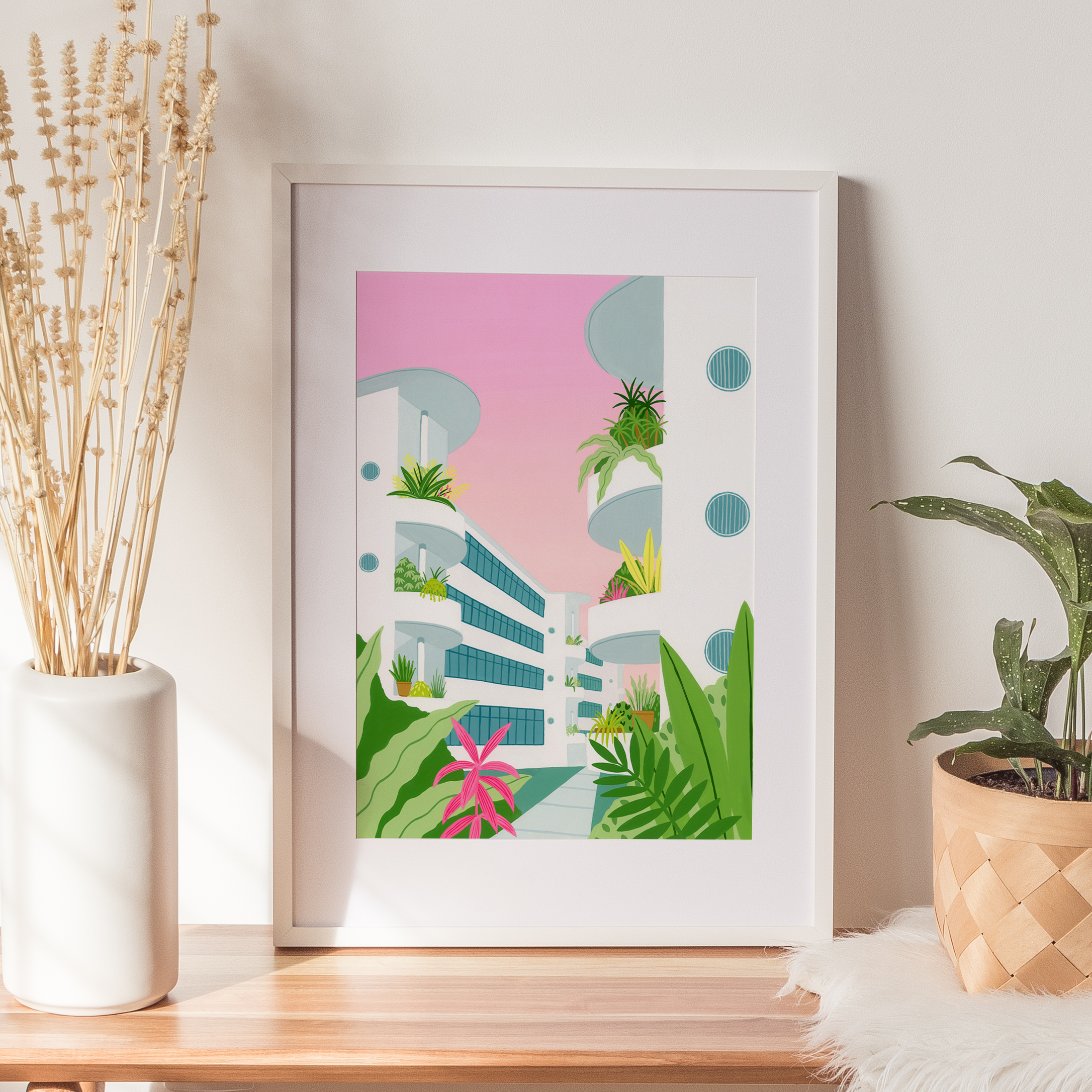 Tiong Bahru Singapore Art Print