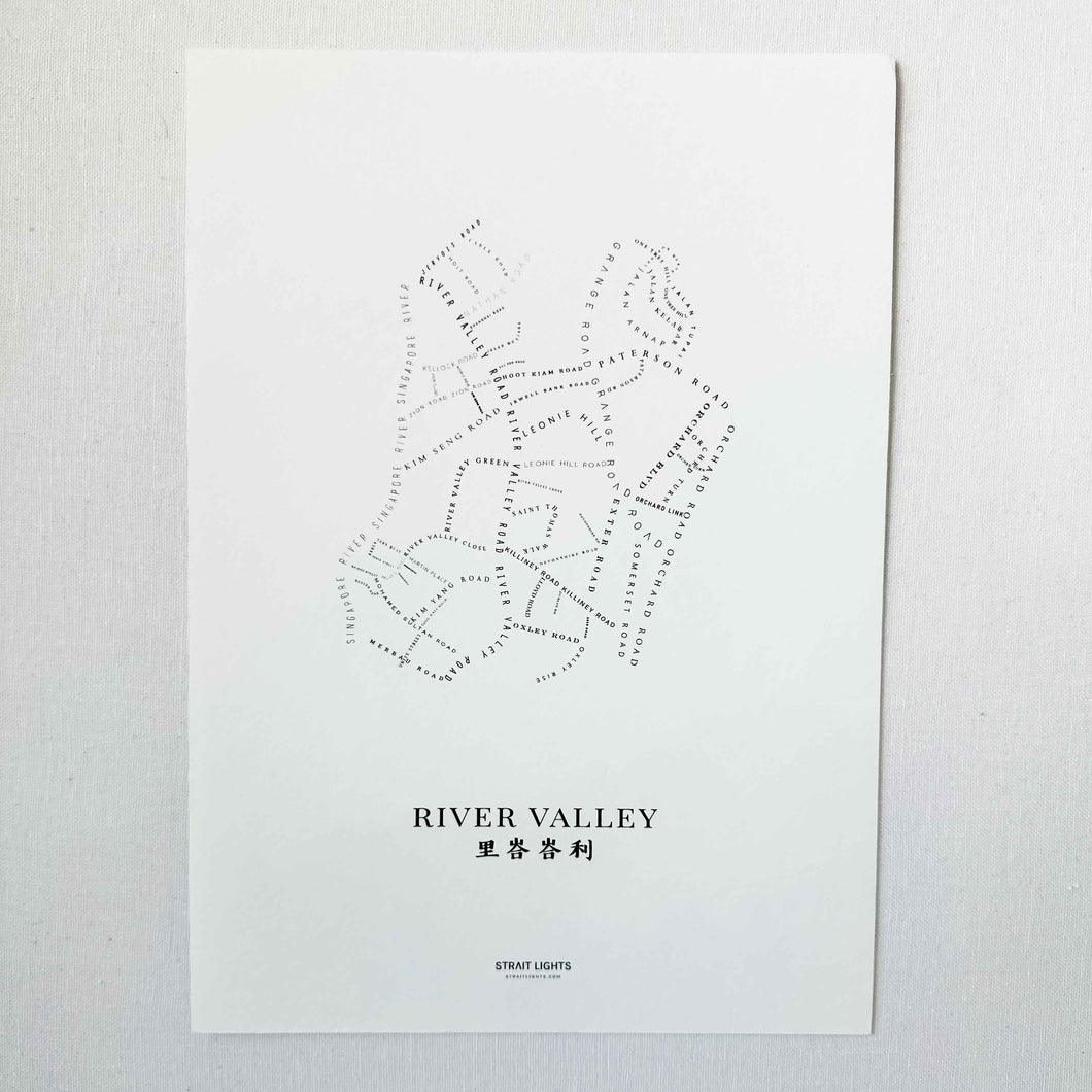River Valley Neighbourhood Art Print