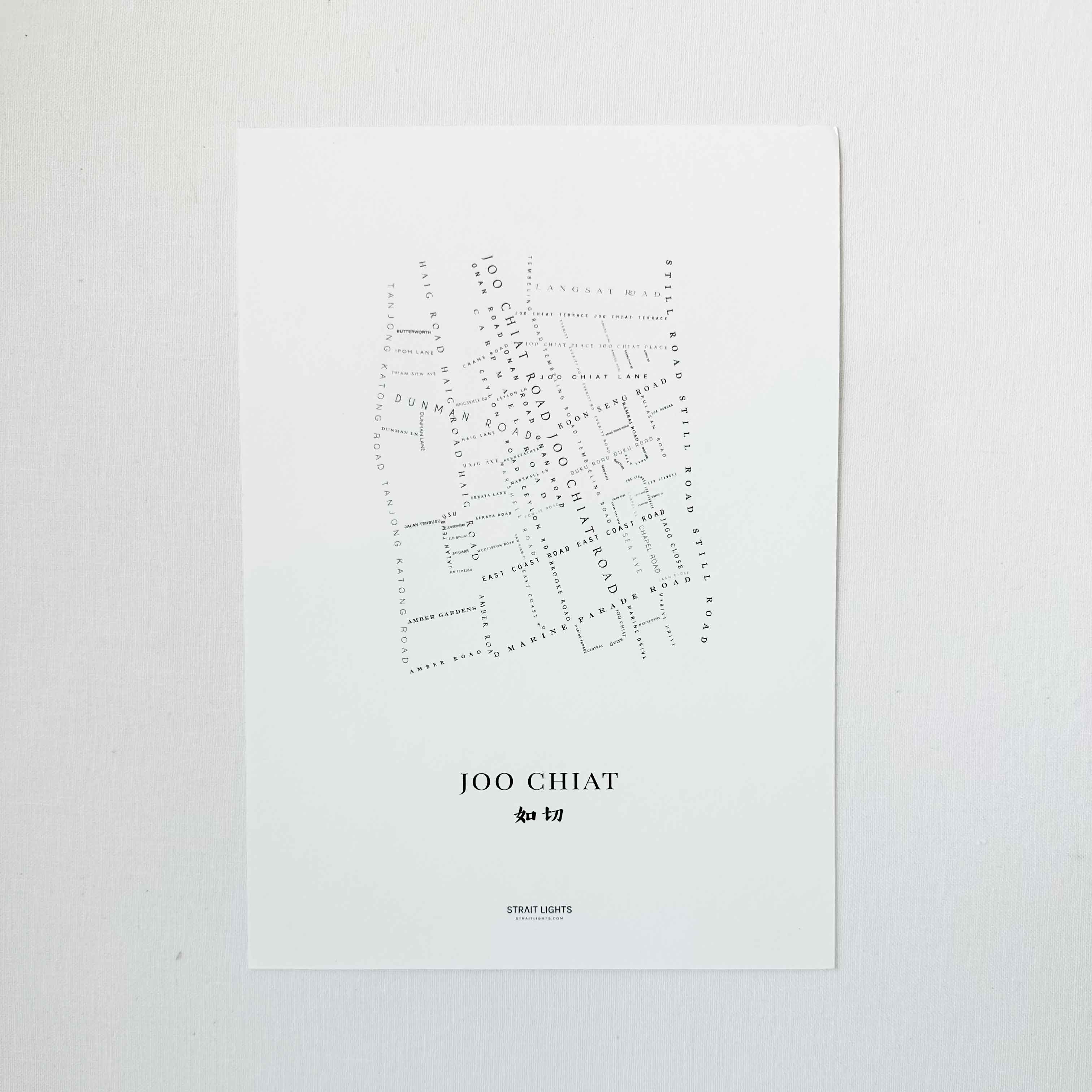 Joo Chiat Neighbourhood Art Print